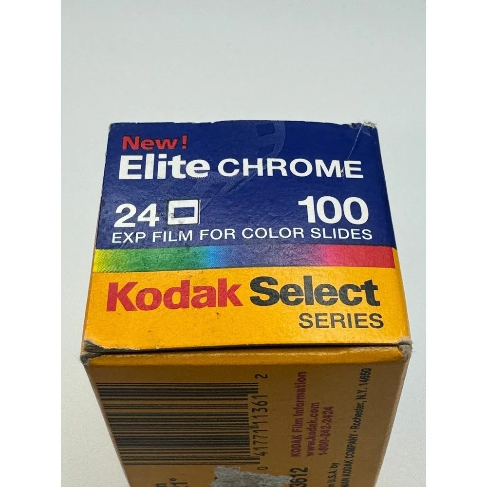 Kodak Elite Chrome 100 35mm Color Slide Film 24 Exp Expired 1999 Select Series